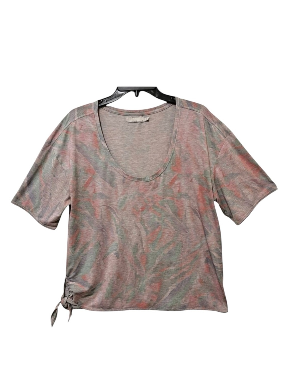 PRANA Polyjungle Top Watercolor Tie-Dye Relaxed All Over Print Boho Women's MED